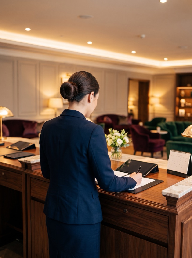 Persönlicher Ansprechpartner an der Rezeption von M&H Apartments